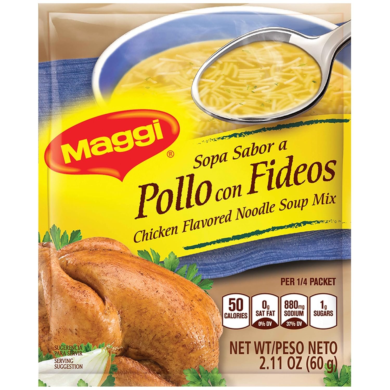 Maggi Sopa de Pollo Con Fideos Display 80 g