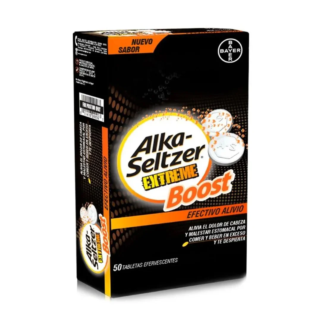 Alka Seltzer Boost 50 tabletas efervescentes