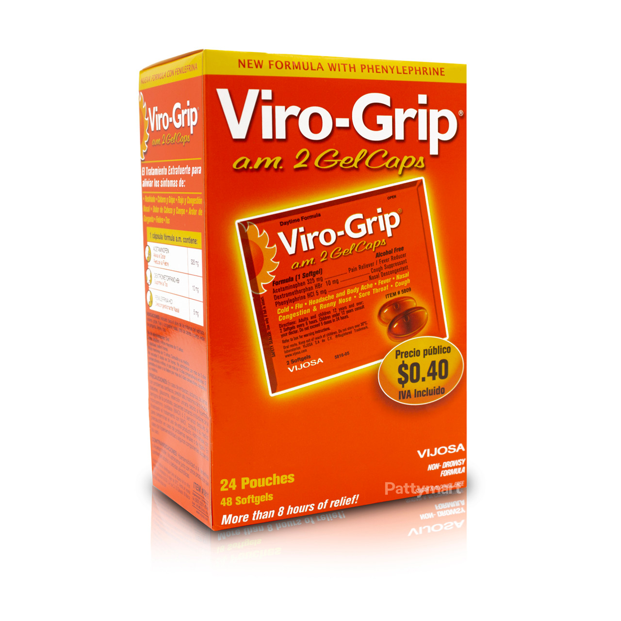 Viro Grip Limon AM 2 Gel Caps