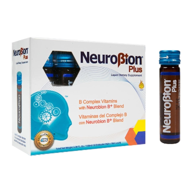 Neurobion Plus Líquido – Suplemento Dietario B-Complex (10 viales)